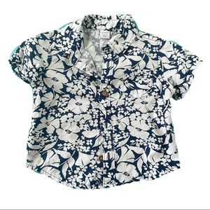 Infants Hawaiian Themed Button Down Shirt